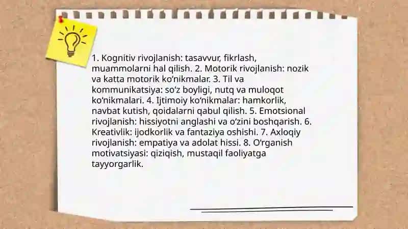 Óyin ilk va maktabgacha yoshdagi bolalar hayotida yetakchi faoliyat sifatida 4