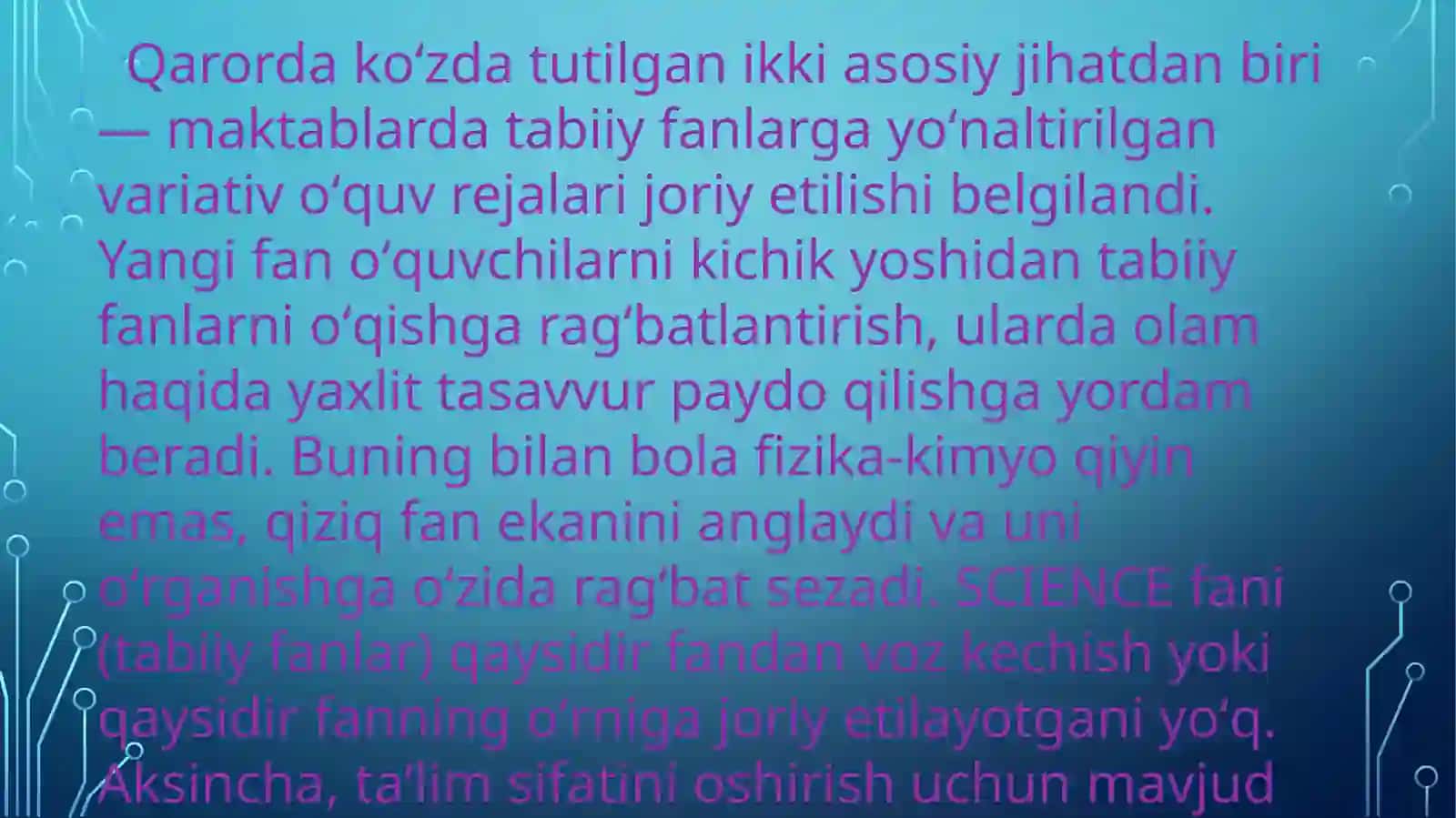 Boshlang’ich ta’lim tabiiy fanlarining shakllanishi va rivojlanish tarixi 4