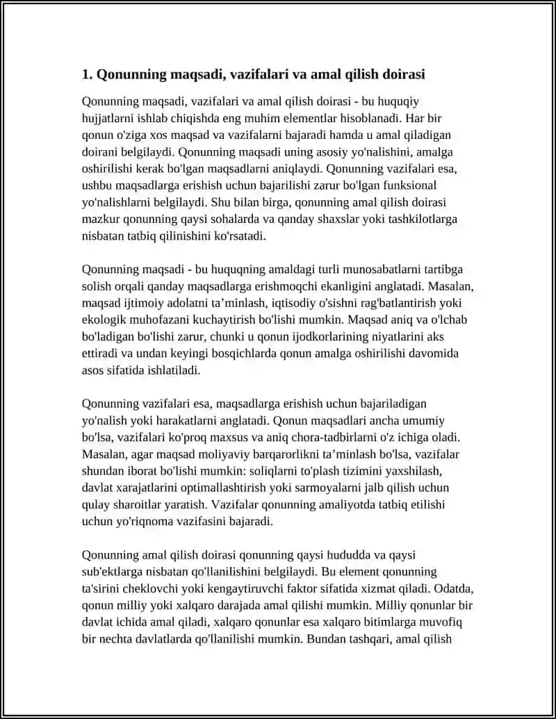 O'ZBEKISTON RESPUBLIKASI OLIY TA’LIM FAN VA INNOVATSIYA VAZIRLIGI MUSTAQIL ISH 4