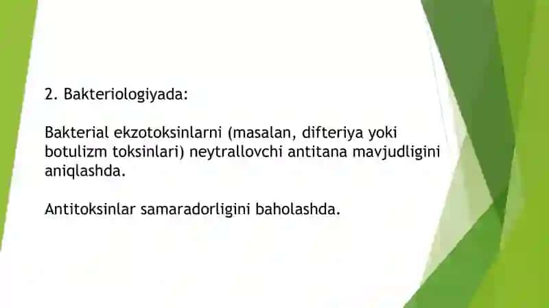 Neytrallanish usulining klinik laboratoriyalarda qo‘llanilishi 4