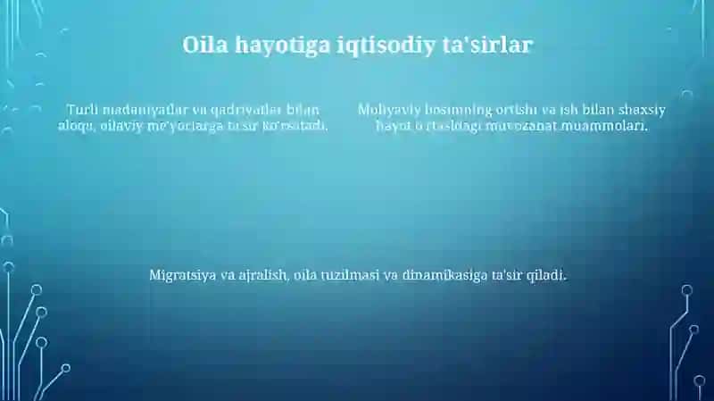 Globallashuv jarayonida oila instituti Fozilov🗽 4