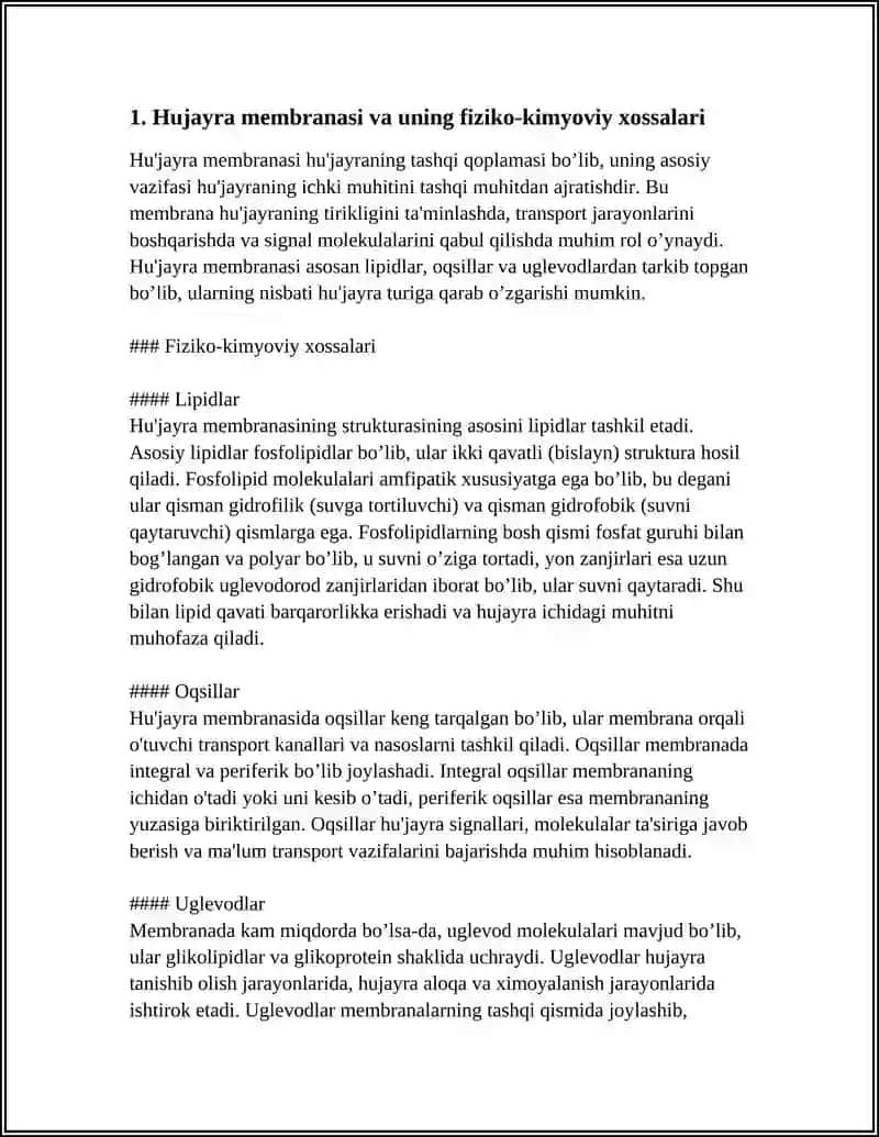 HUJAYRA TUZILISHI. HUJAYRA NAZARIYASI. HAYVON VA ODAM XROMOSOMALARINING MORFOFUNKSIONAL XARAKTERISTIKASI 4