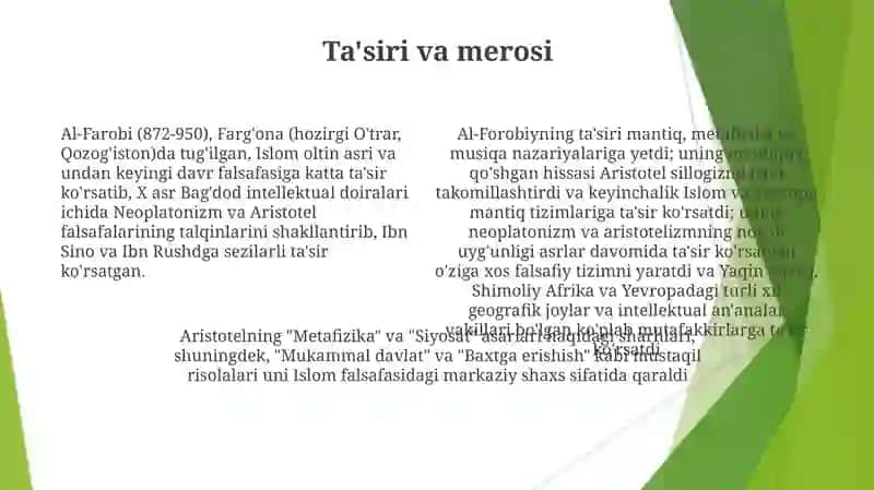 Abu Nasr Farobiyning falsafiy qarashlari 4