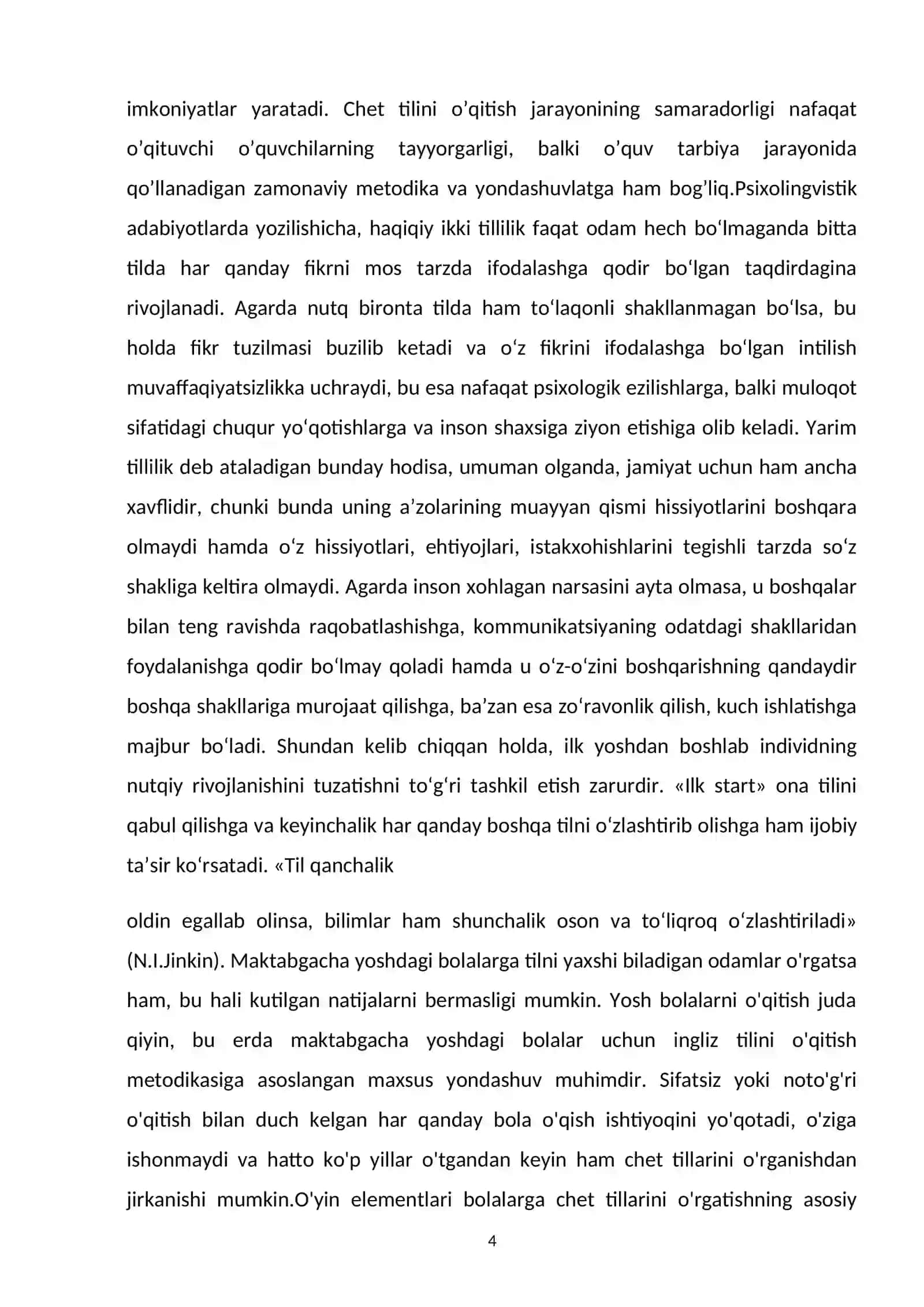 "INGLIZ TIILIDA O’SIMLIKLAR DUNYOSINI O'RGATISH ISHLANMA -LOYIHASI" 4