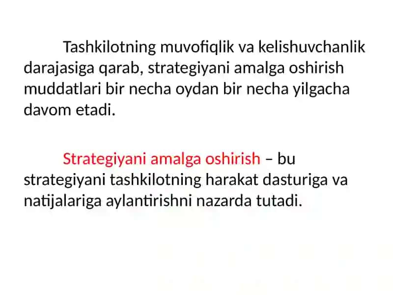Strategiya yaratish 4
