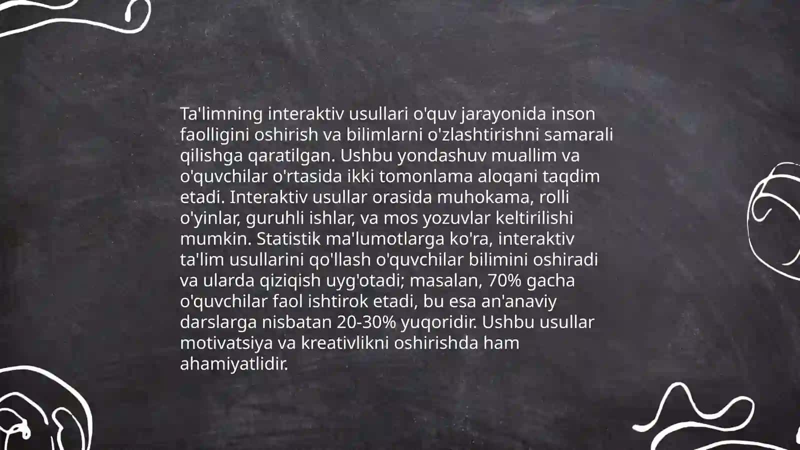Ta'lim olish jarayonini samarali tashkil etish 4