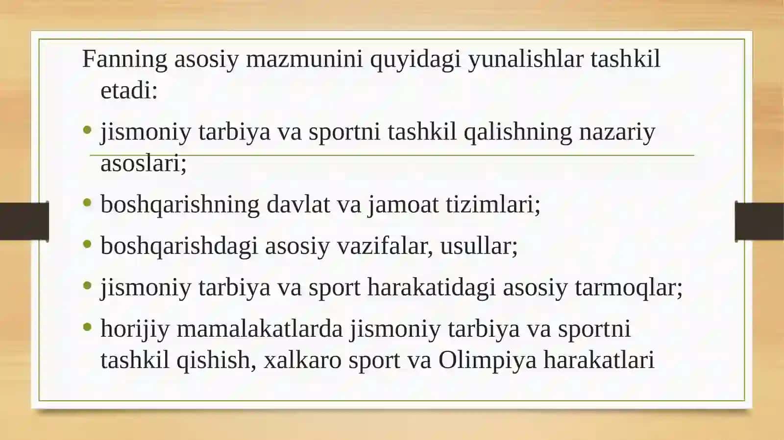JISMONIY TARBIYA VA SPORTNI BOSHQARISHNINGNAZARIY ASOSLARI 4