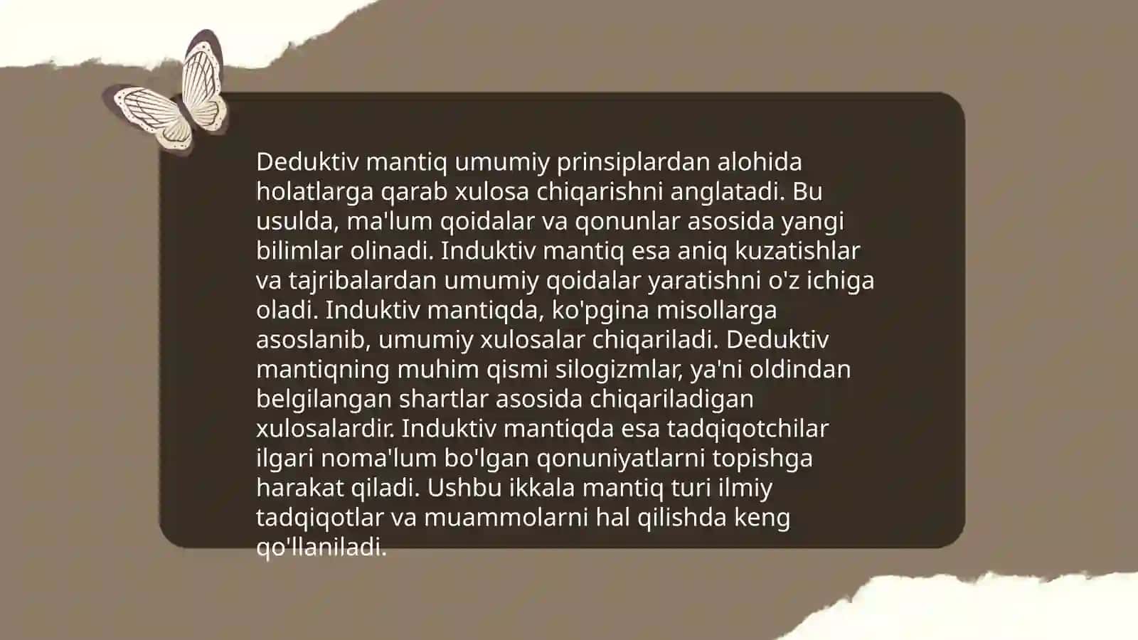 Mantiqiy fikrlashga oid masalalar ustida ishlash 4