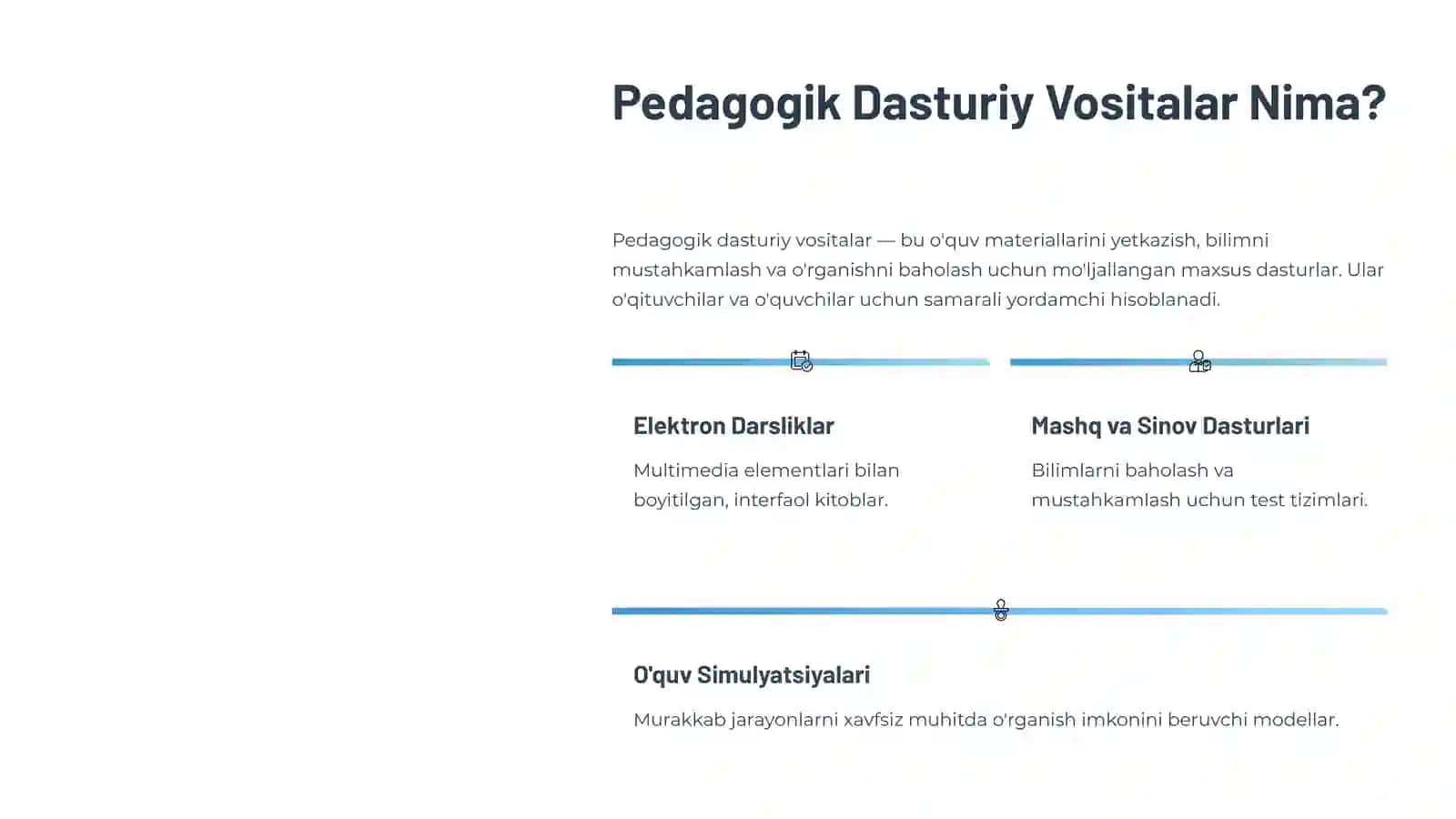 Amaliy Dasturlarda Pedagogik Dasturiy Vositalar Yaratish 4