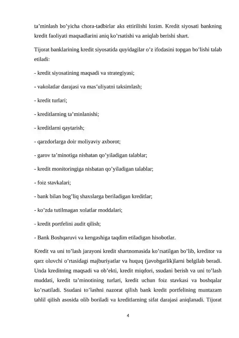 Aktiv Operatsiyalar Bankining Umumiy Faliyatida Muxim va Belgilovchi Orinni Tashkil Etadi 4