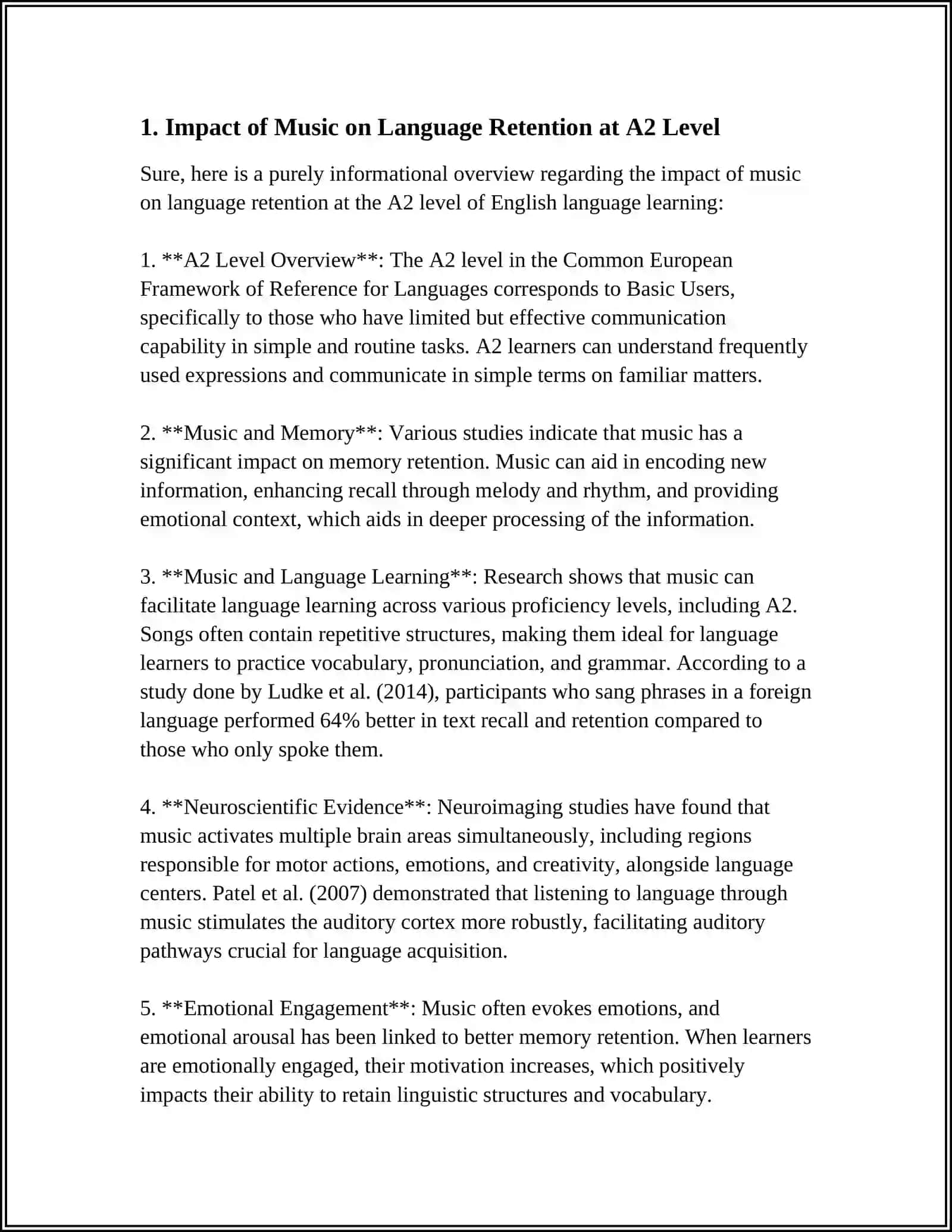 THE EFFECTS OF SONGS IN THE FOREGIN LANGUAGE TEACHING TO A2 LEVEL 4