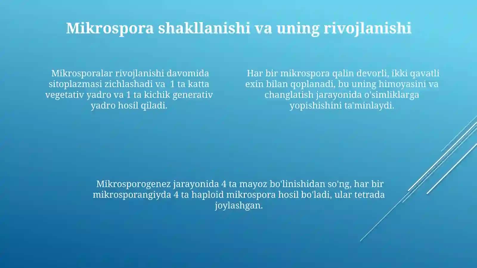 Androtseyvagenetseyningrivojlanishi.mikrosporagenezvamegasporagenez 4