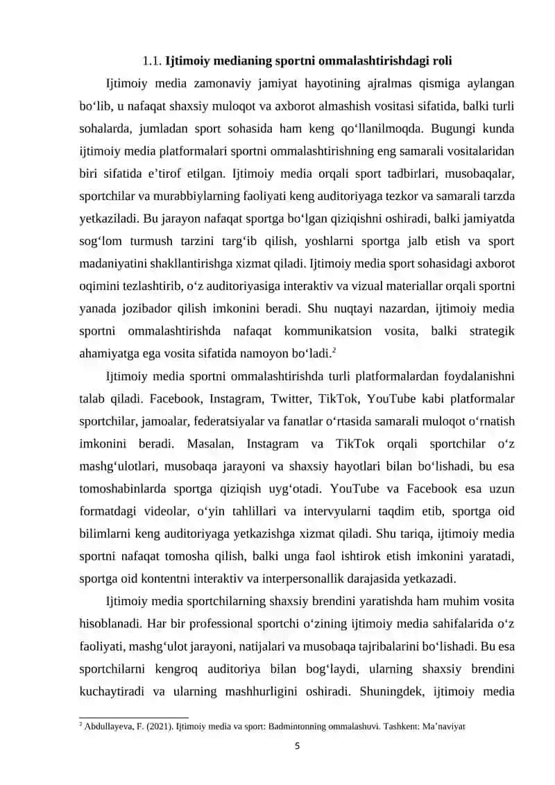 Ijtimoiy media va badmintonning ommalashuvi 4