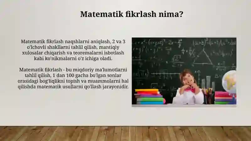 Matematika O'qitish Damasalari 4