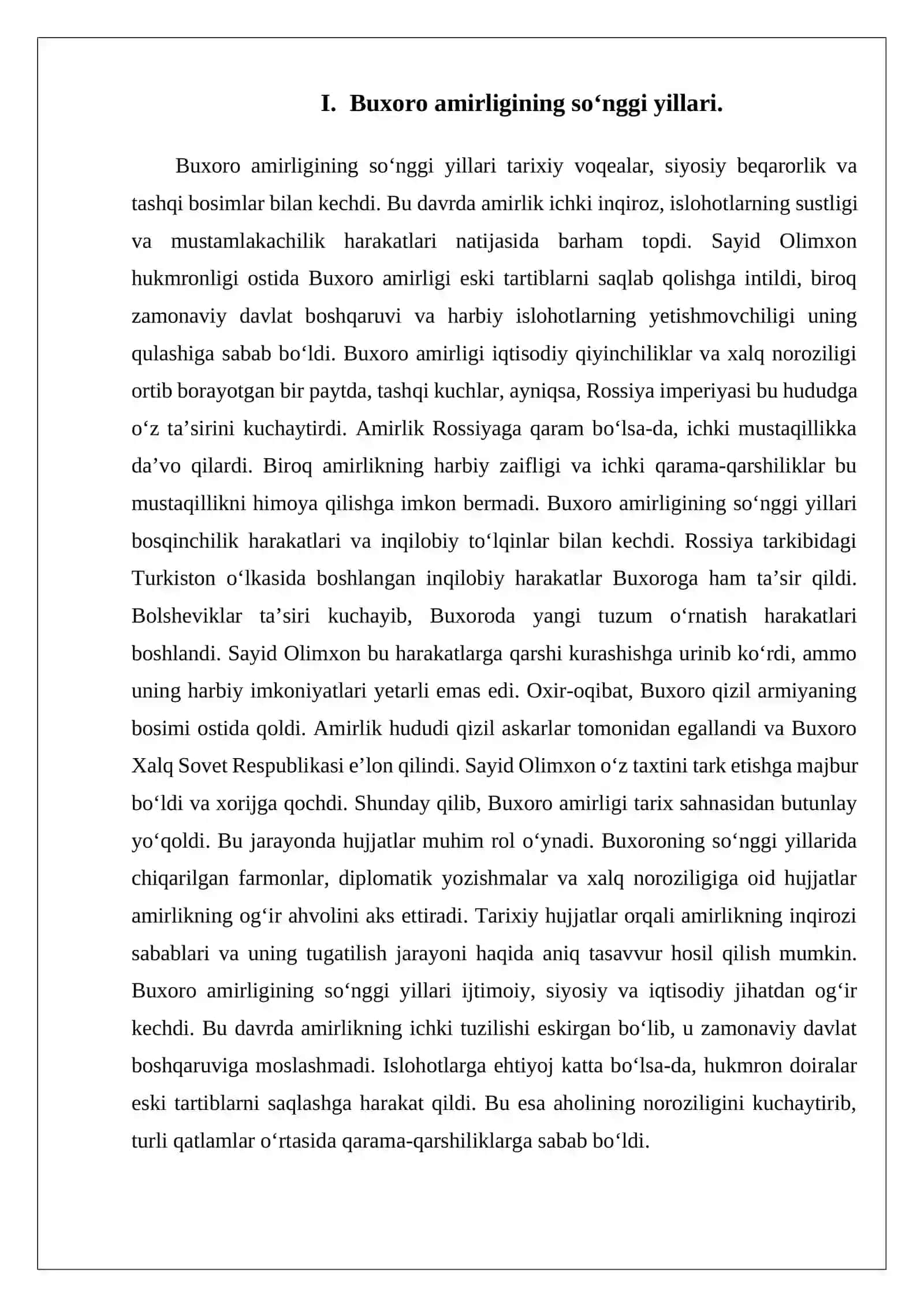 Sayid Olimxonning "Buxoro xalqining hasrati tarixi" asari 4
