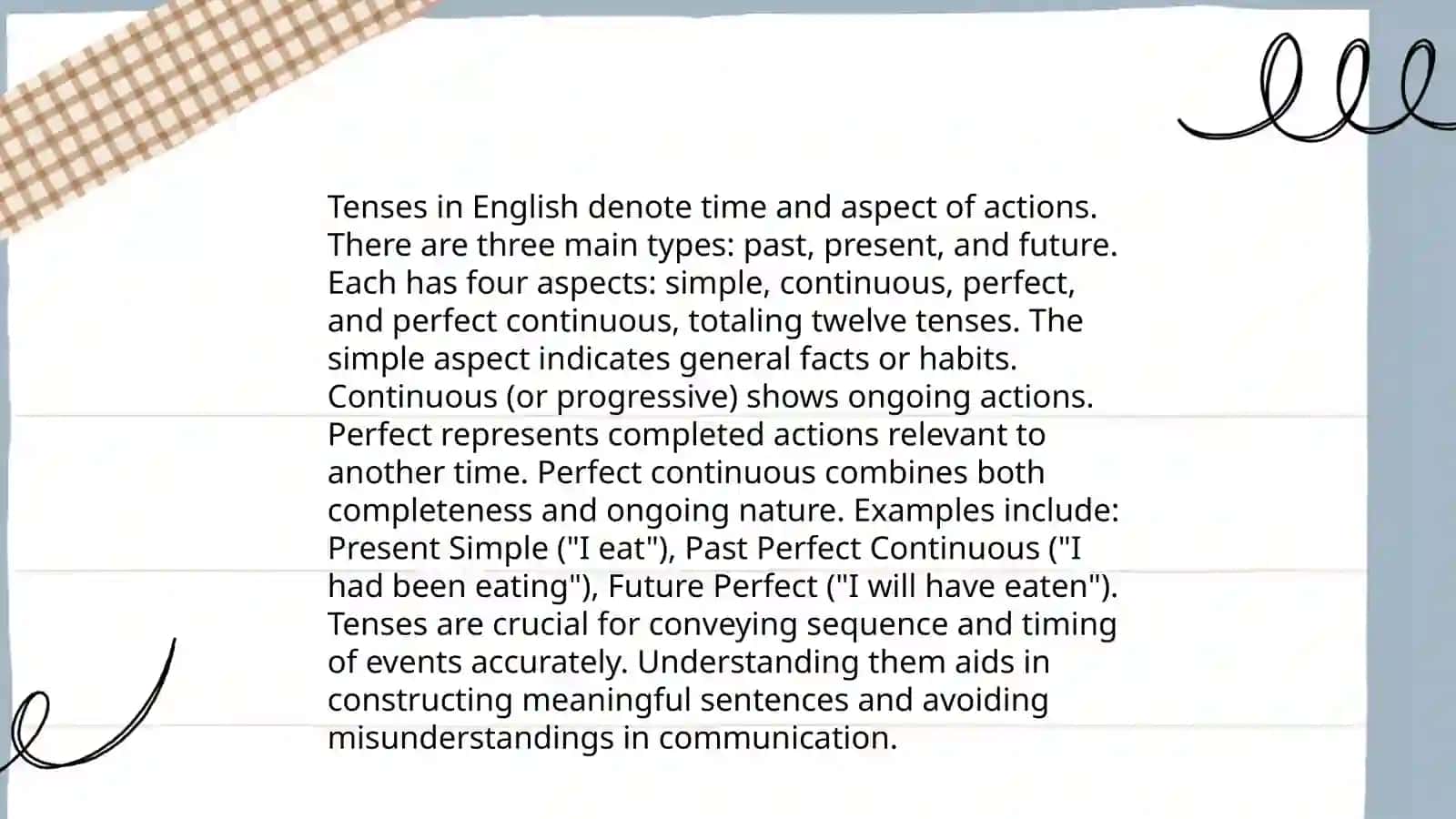 Teaching phrases in English grammar 4