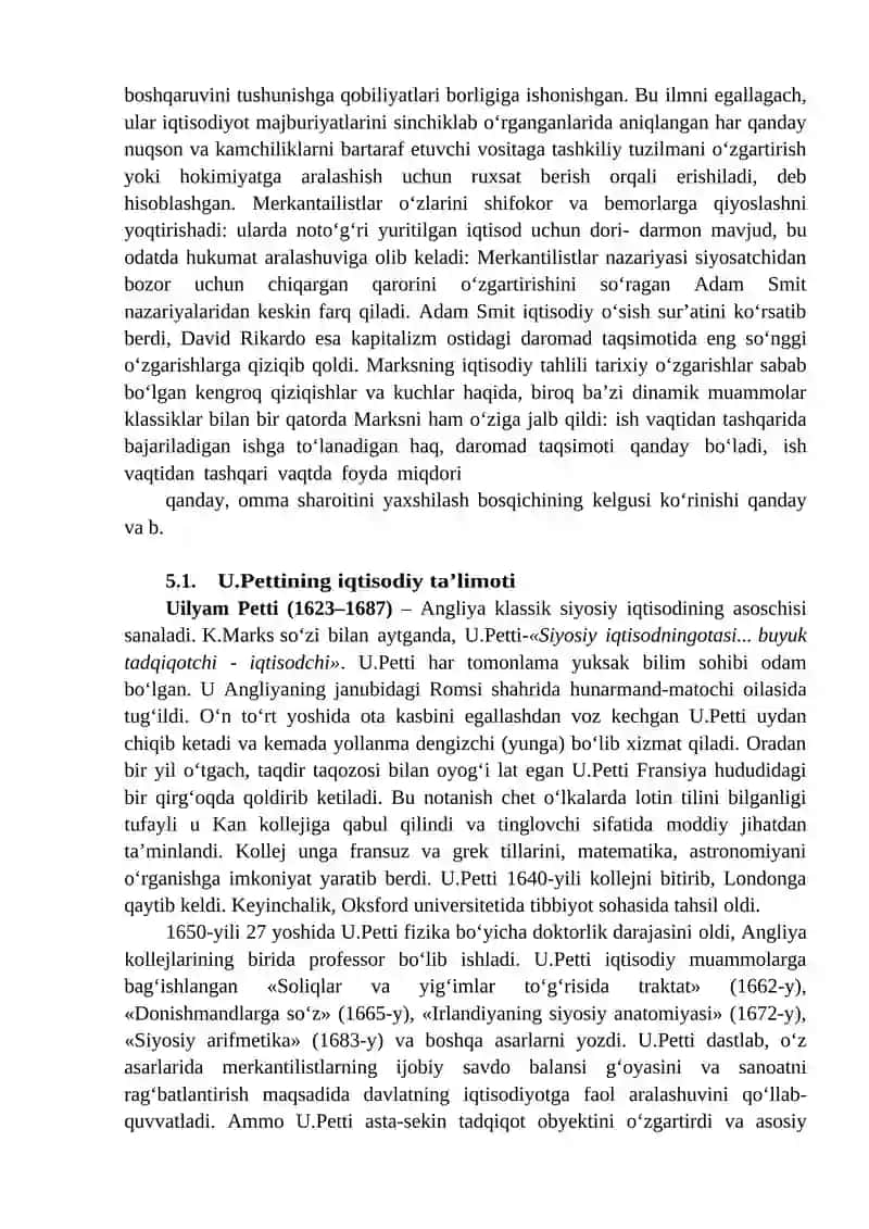 ANGLIYA VA FRANSIYADA KLASSIK IQTISODIY MAKTABNING SHAKLLANISHI 4