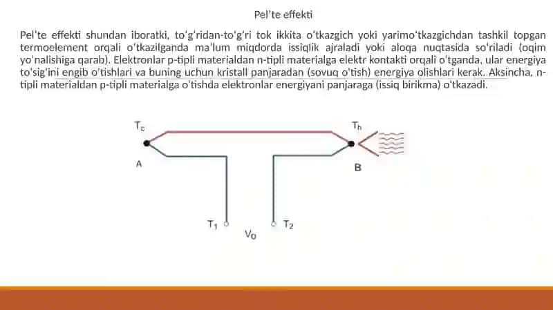 Yarimo’tkazgichlar termoelektrik hodisalar 4