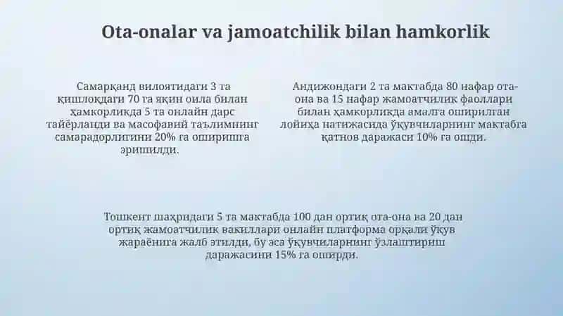 O'qituvchilar uchun texnologik qo'llab-quvvatlash vositalari 4