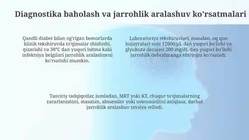 Qandli diabetli bemorlarda yumshoq to‘qimalar xirurgik infeksiyasini davolash usullari 4