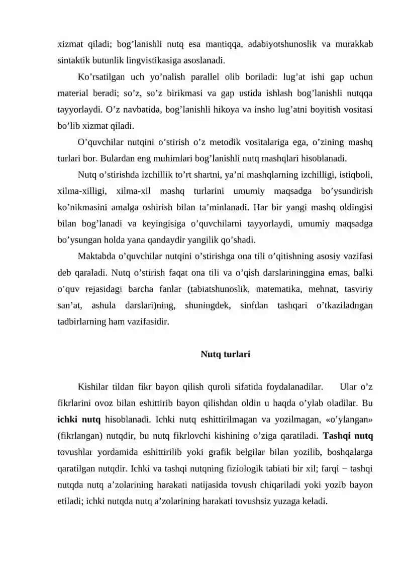 MAKTABGACHA KATTA YOSHDAGI BOLALAR NUTQINI O'STIRISHNING VAZIFALARI, METODLARI VA VOSITALARI. 4
