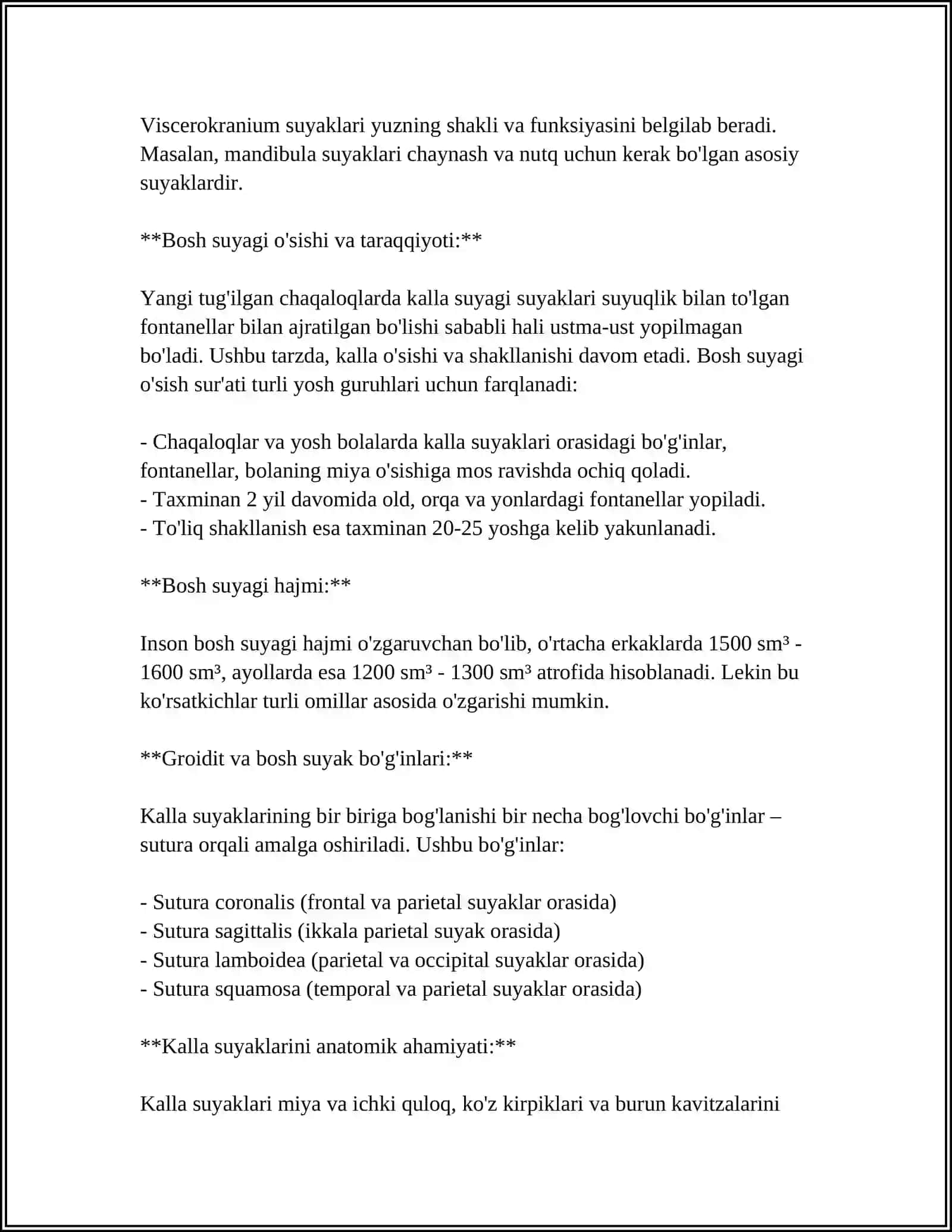 KALLA SUYAKLARI ASOSI BOSHLIQLAR CHUQURLAR KANALLAR 4