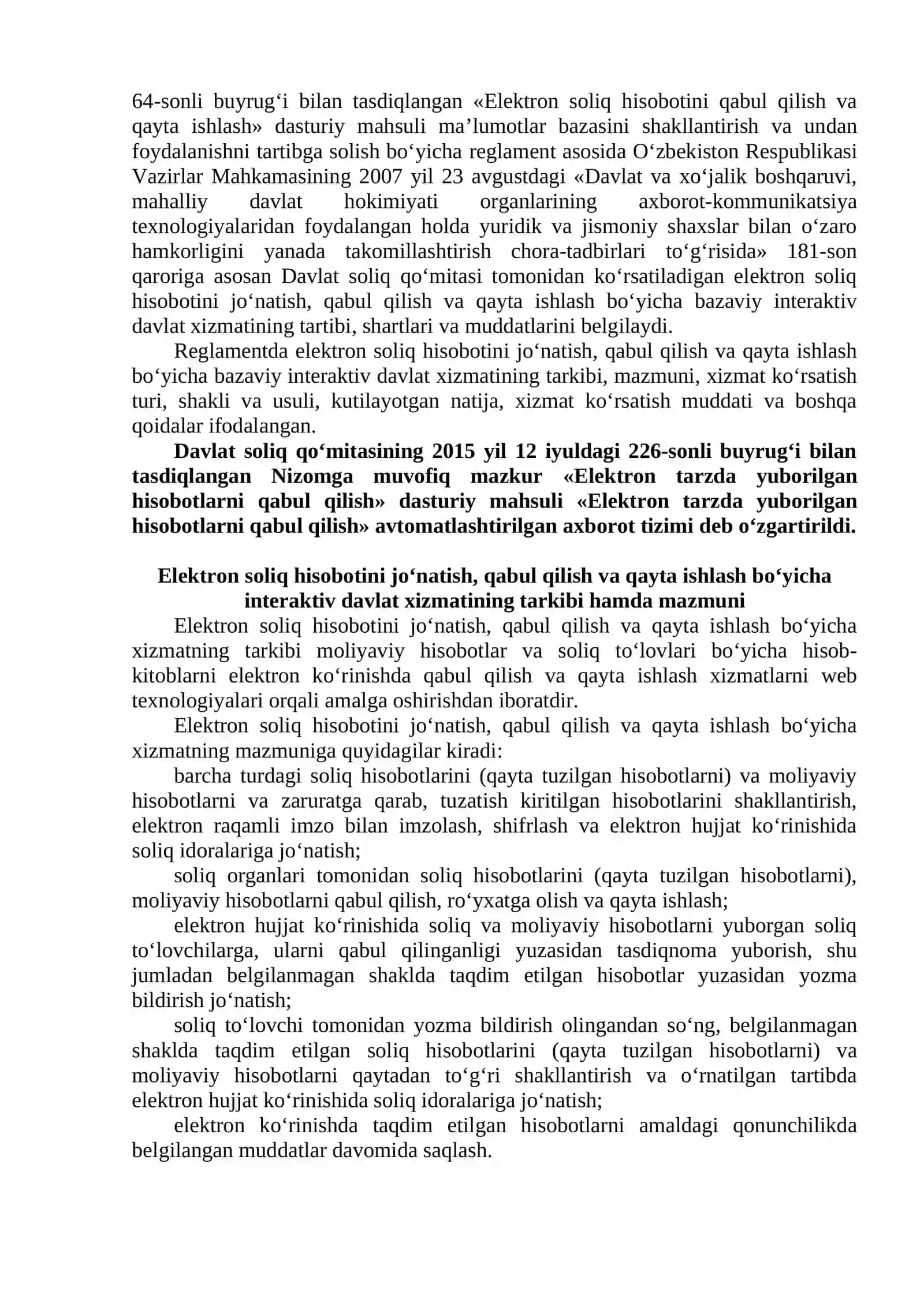 Elektron tarzda yuborilgan hisobotlarni qabul qilish ATda hisobotlar tahlili 4