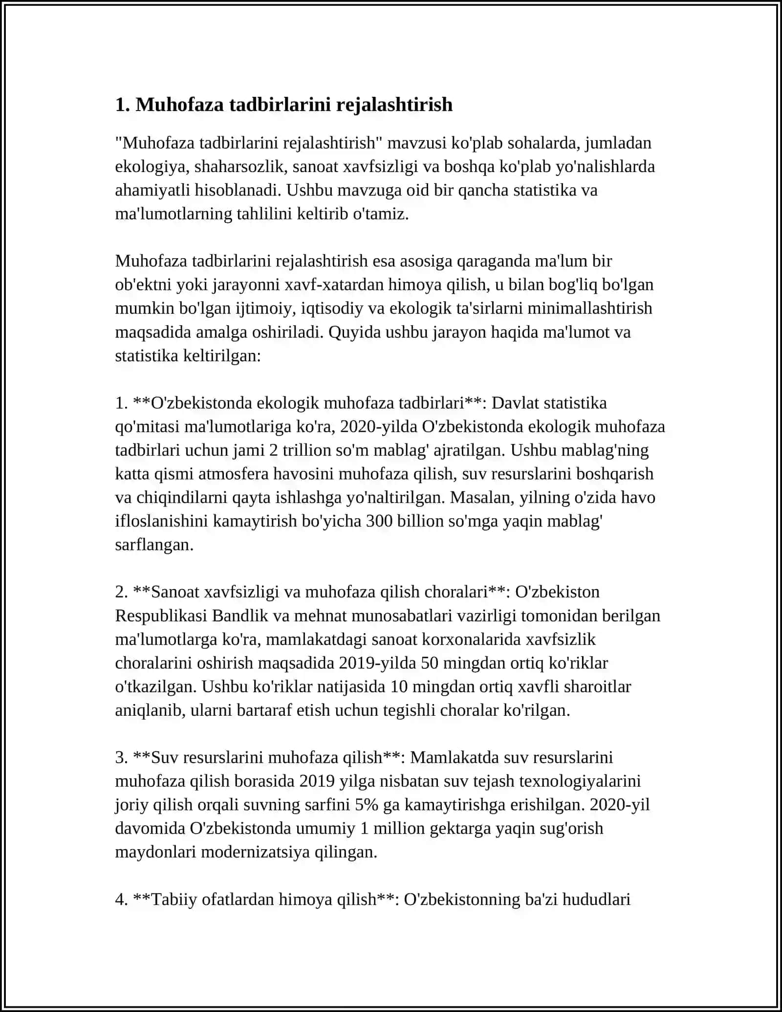 MEHMAT MUHOFAZASI ISHLARINI TASHKIL QILISH 4