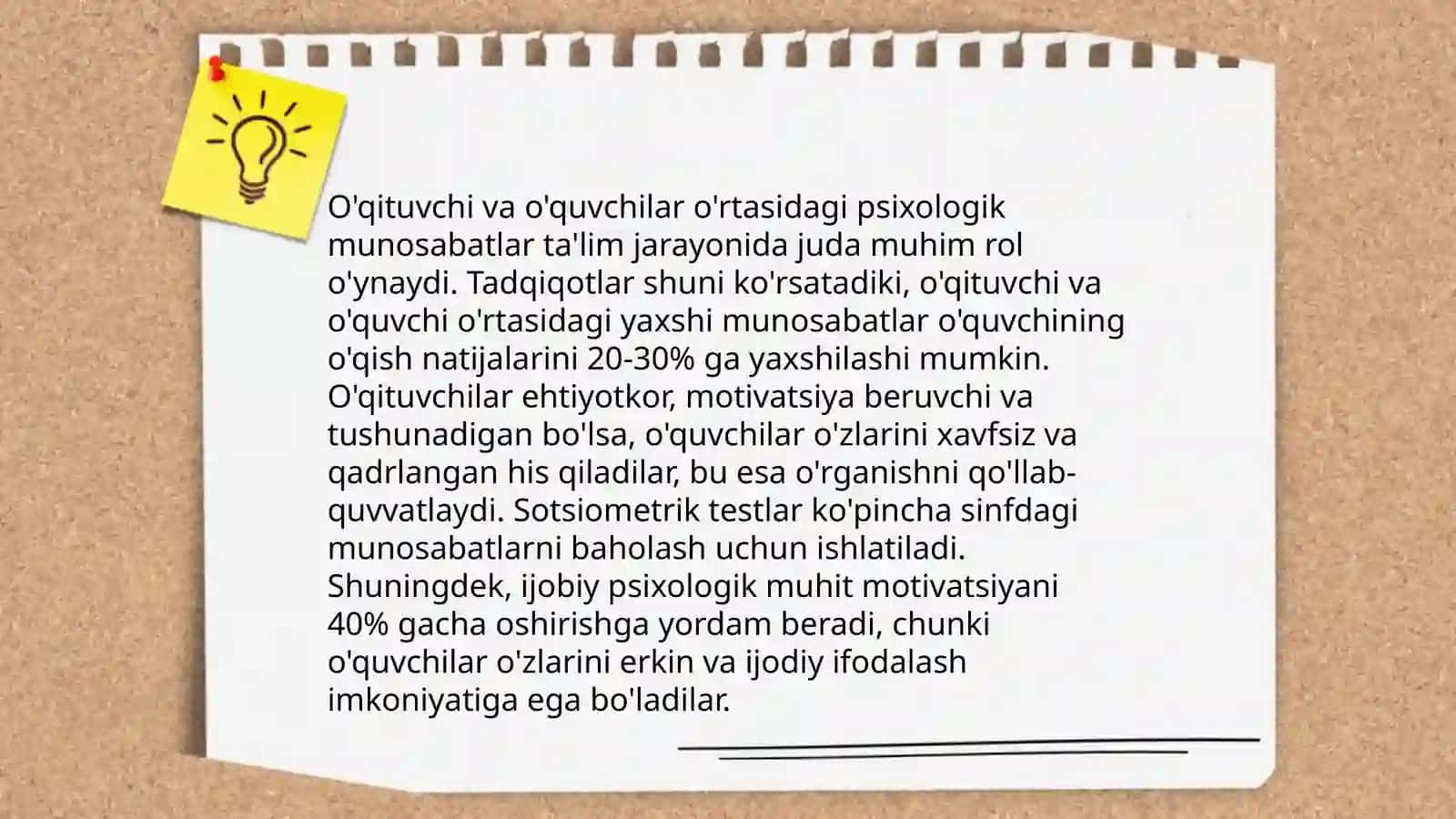 O'qituvchilik psixologiyasi 4