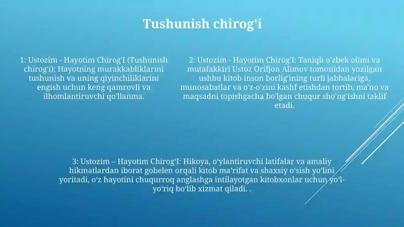 Ustozim - HayotimChirog'I 4