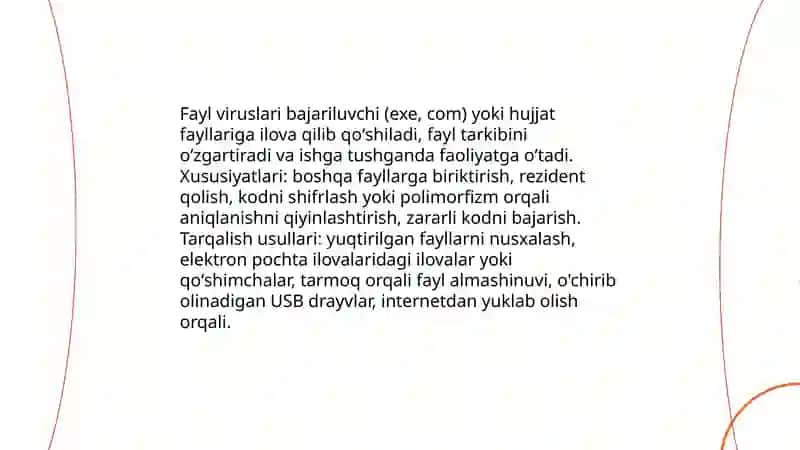 Kompyuter viruslari va viruslardan himoyalanish usullari 4