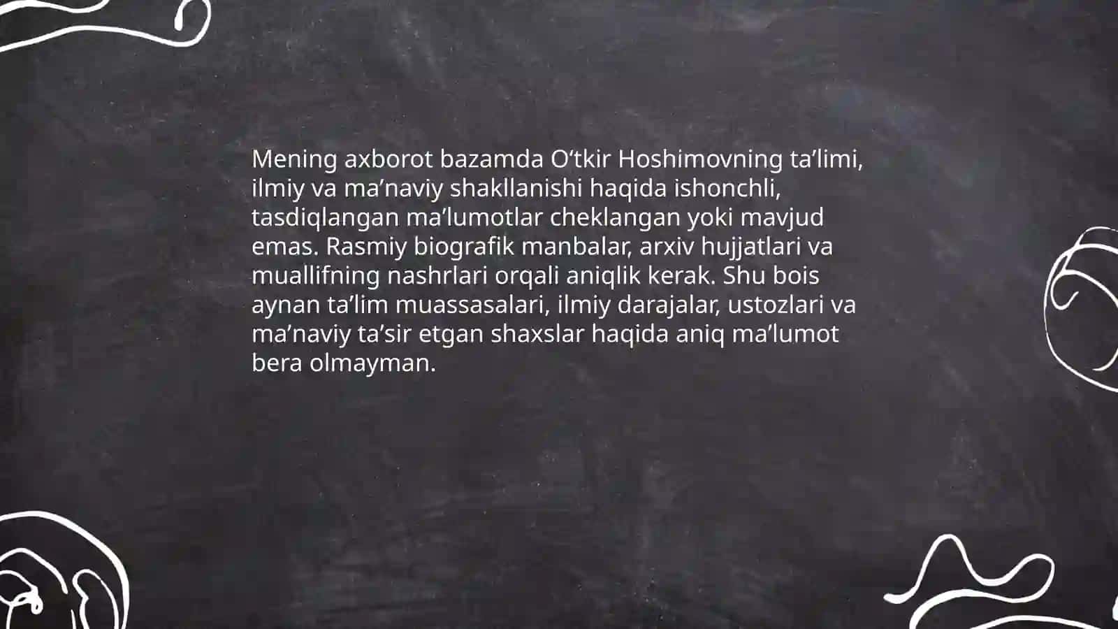 Oʻtkir Hoshimov hayoti va ijodi 4