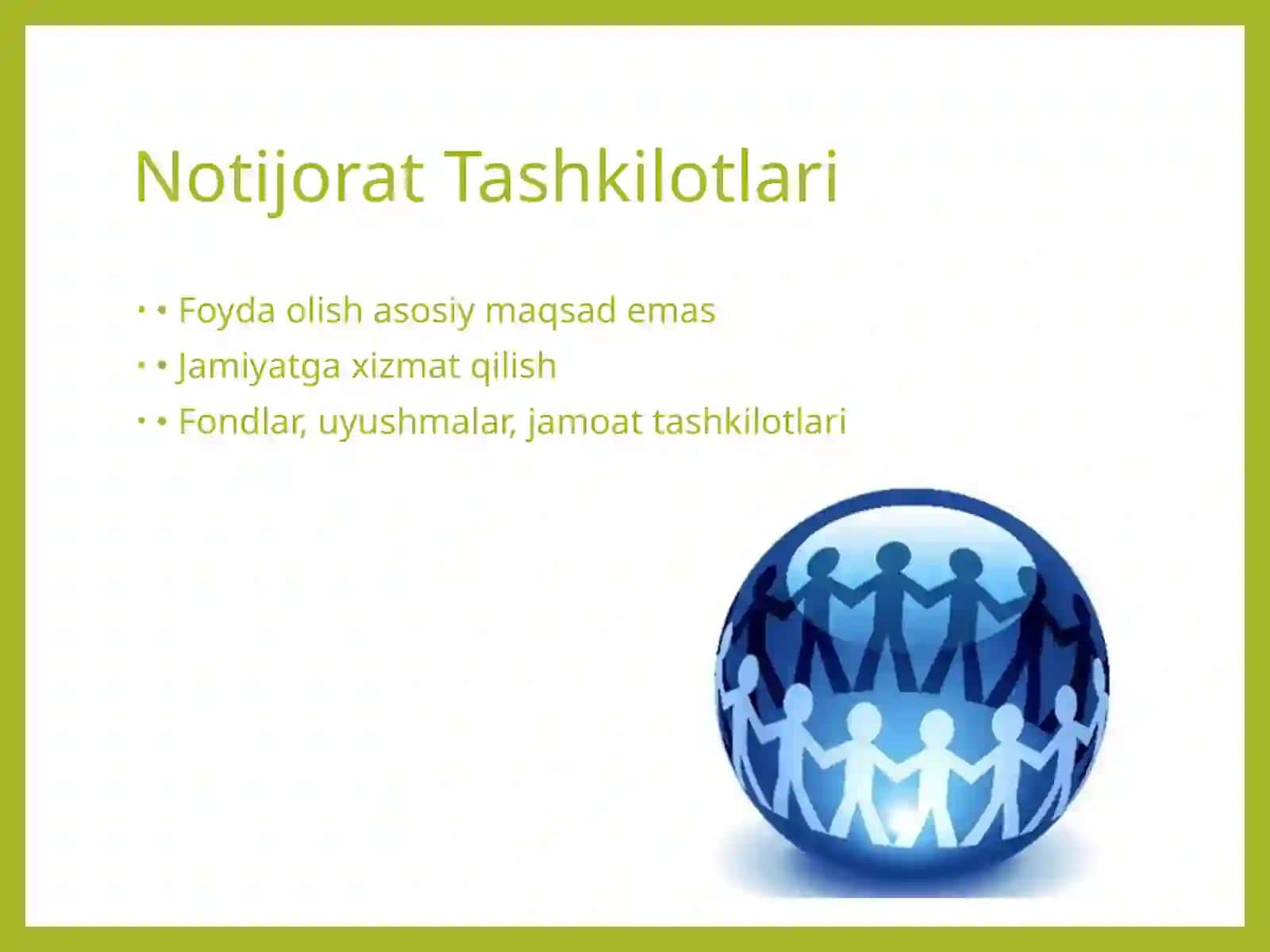 Tashkilot Turlari 4