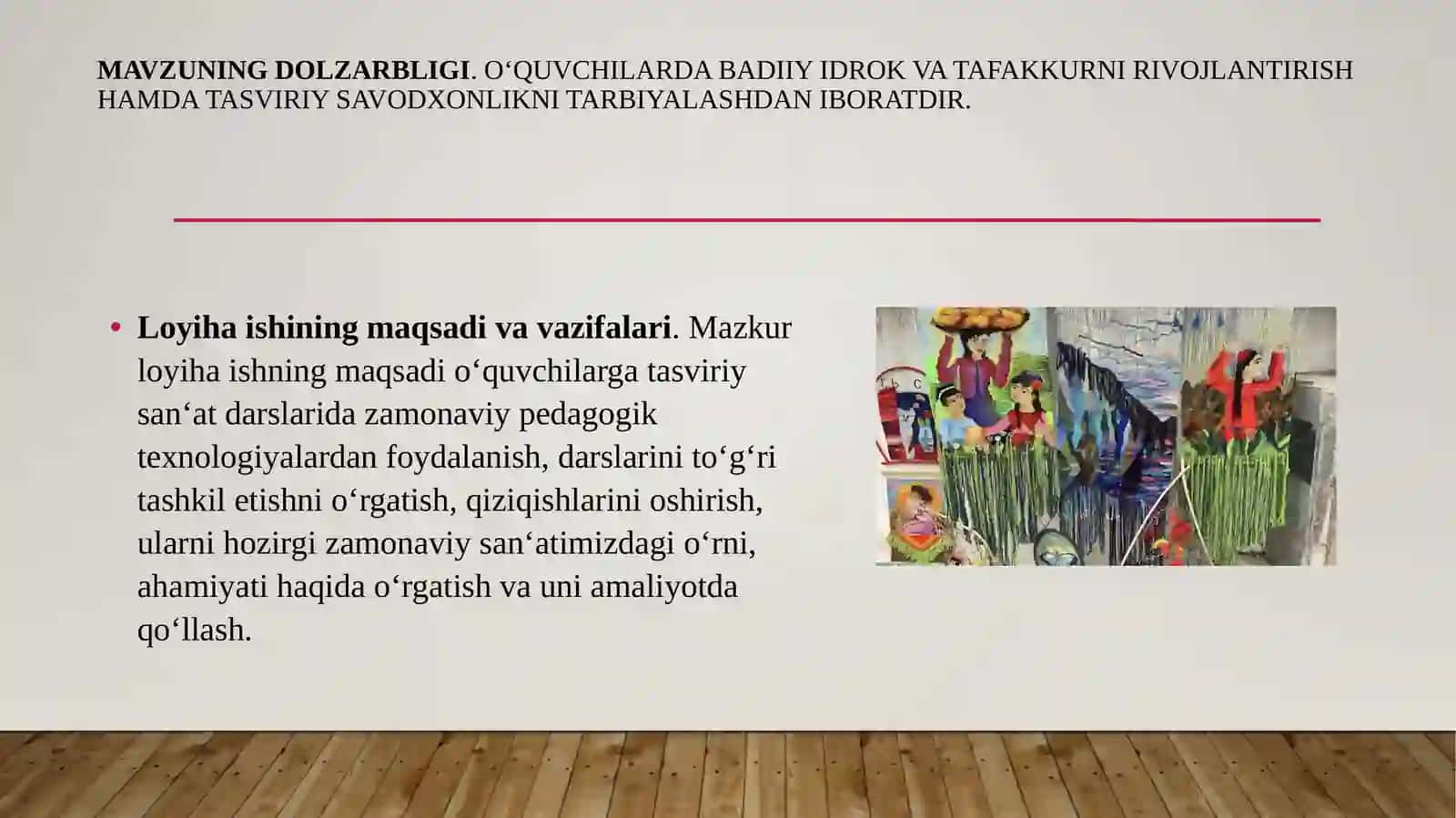 Tasviriy san‘at darslarida zamonaviy pedagogik texnologiyalardan foydalanish 4