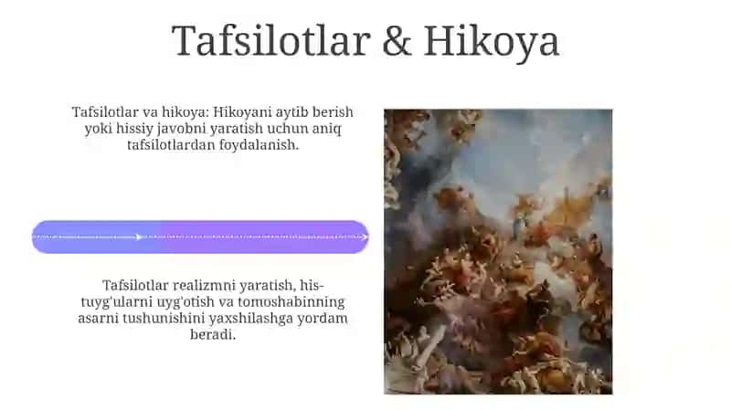 Badiiy asarda detal 4