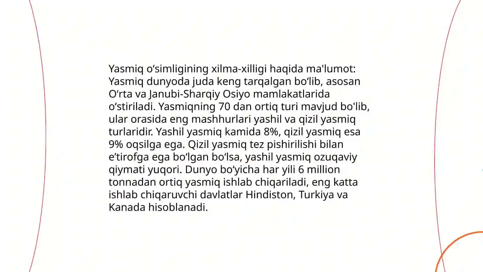 Yasmiq oʻsimligi 4