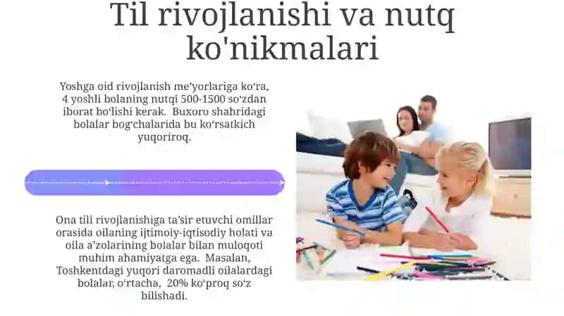 Bolani maktabga tayyorlashda oila va Mttning oʻrni 4
