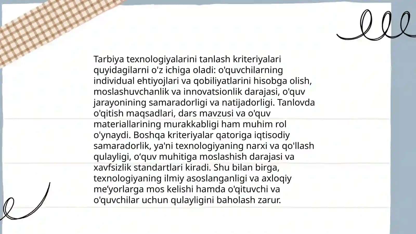 Oʻqituvchining tarbiya texnologiyalarini qoʻllashda pedagogik mahoratining ahamiyati 4
