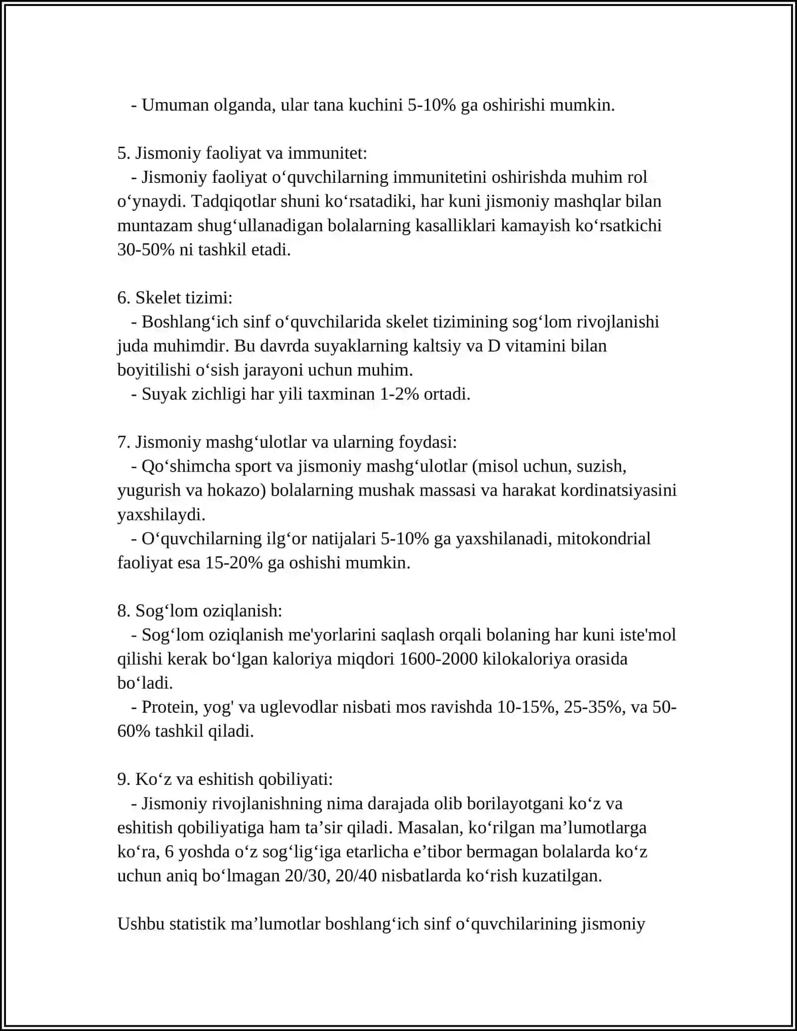 BOLALARNING QAD- QOMATINI SHAKLLANISHIGA SINF VA SINF JIHOZLARINING TA’SIRI 4