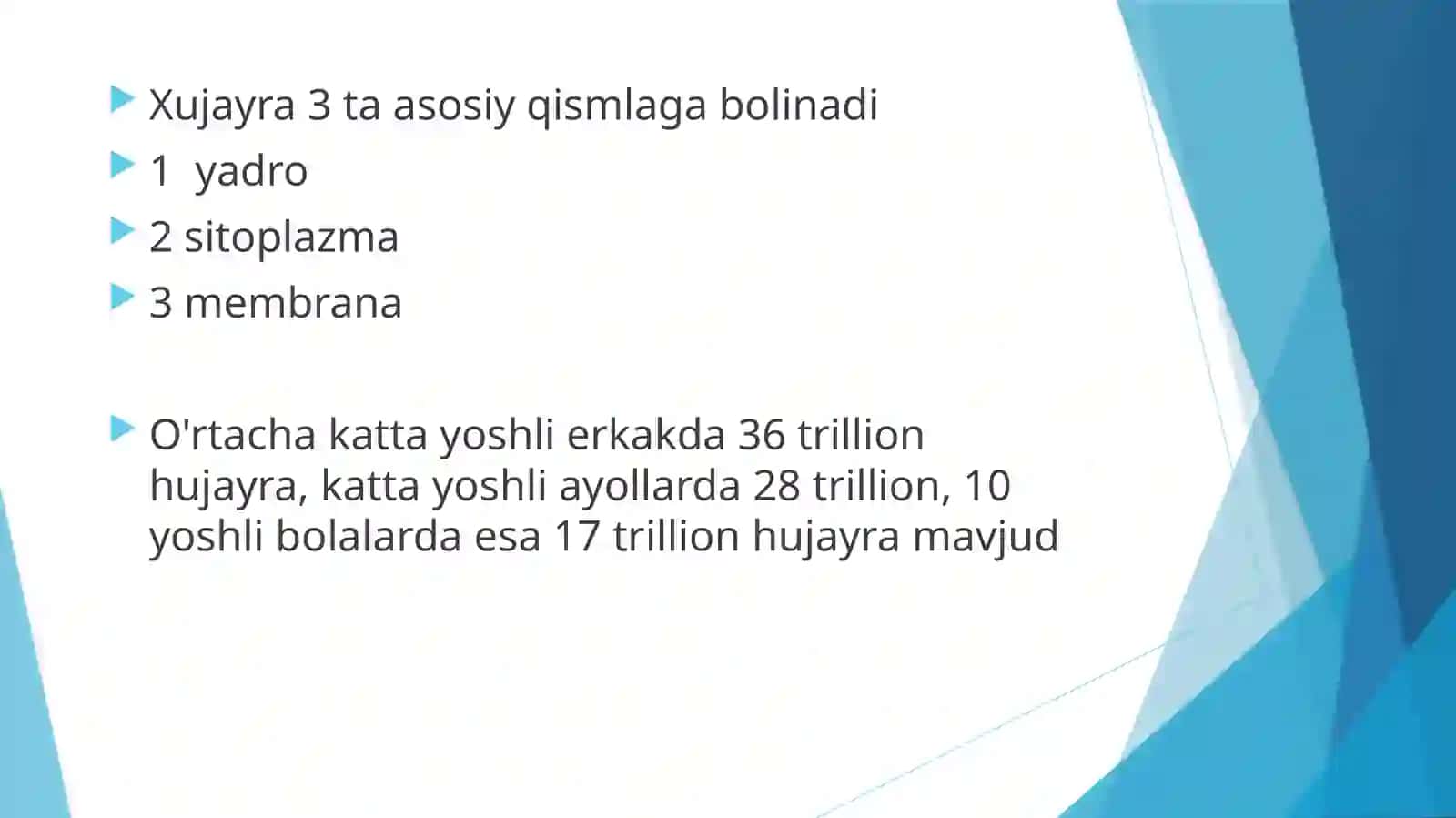 Hujayra haqida ma’lumot 4