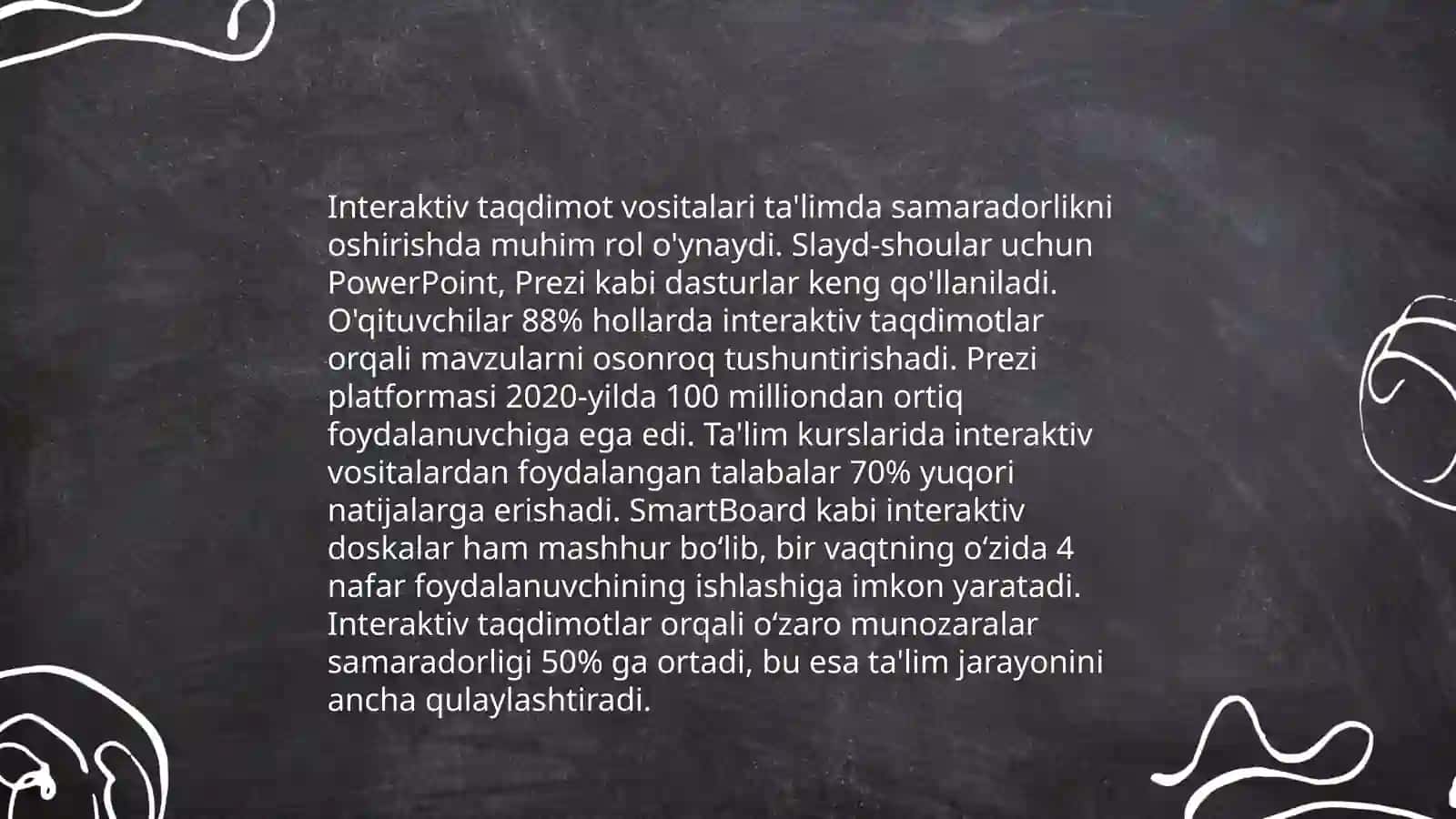 Zamonaviy texnik vositalar yordamida dars jarayonini tashkil etish 4