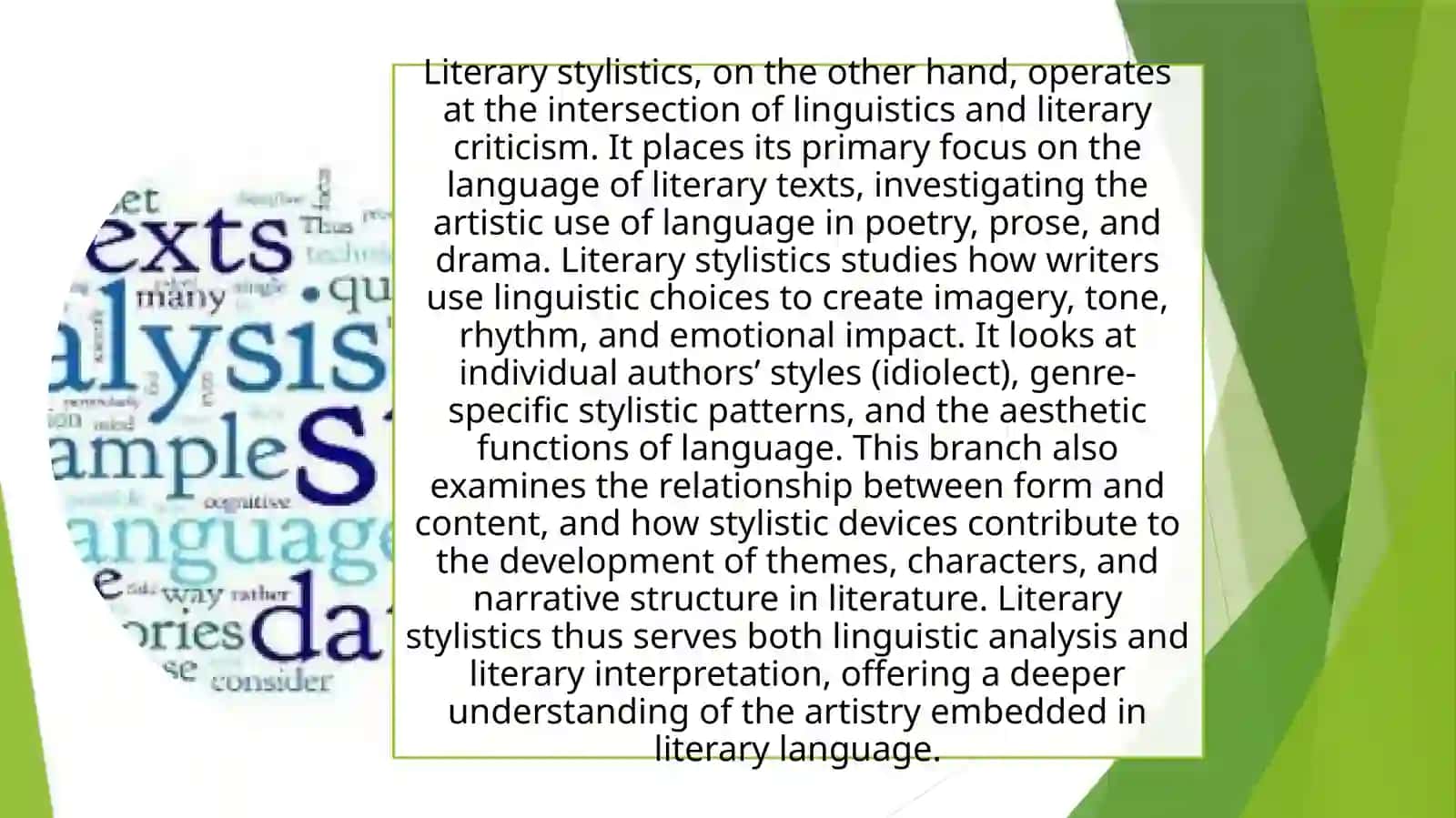 Linguastylistics and literary stylistics of the English language.Subdivisions of stylistics and their characteristics 4
