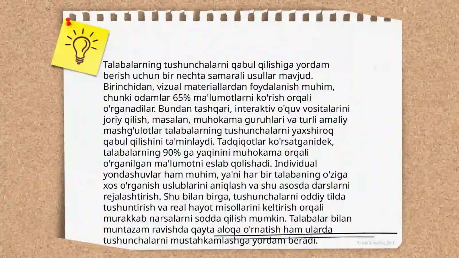 Tarbiya fani darslarini rejalashtirishda Blum taksanomiyasining o‘rni 4