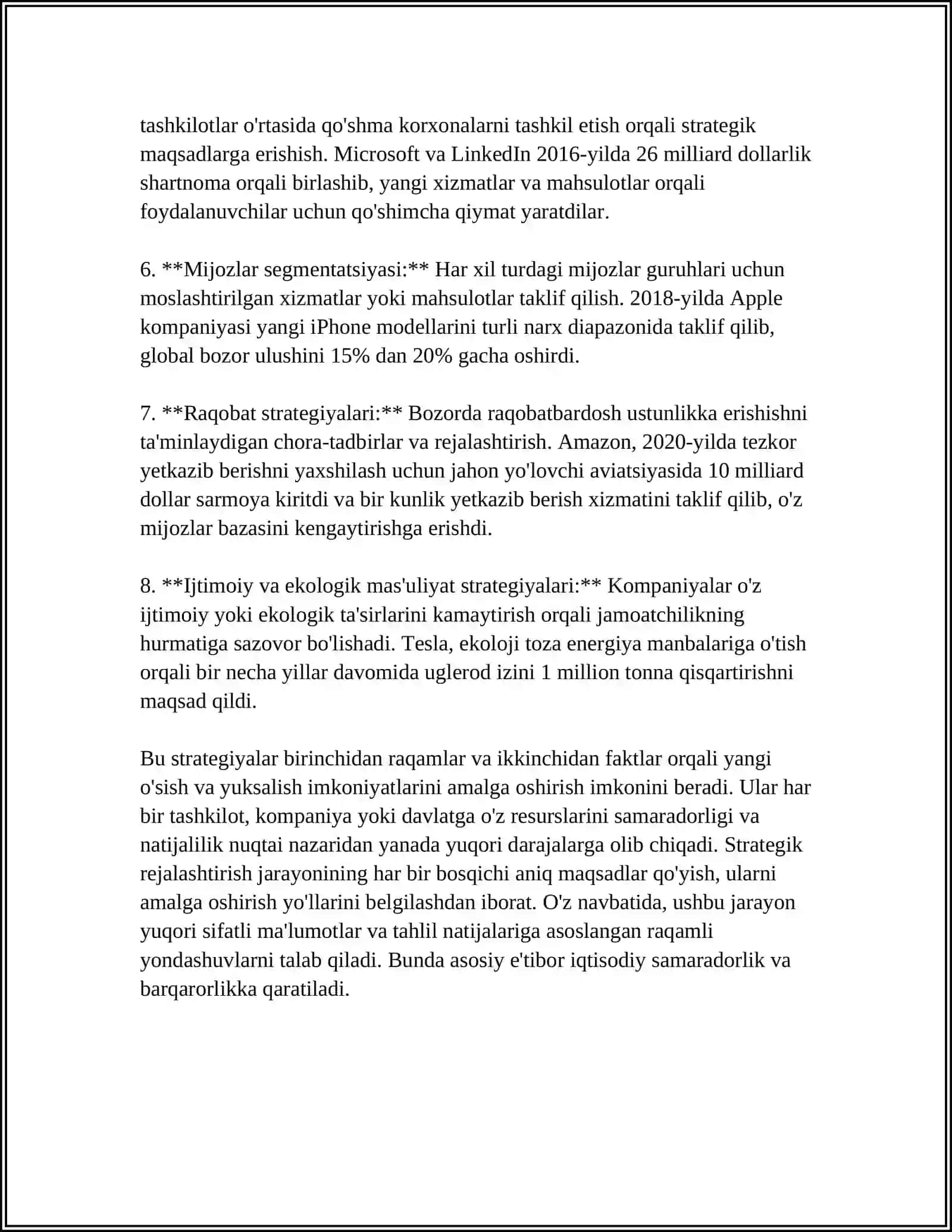 YUKSALISH, RIVOJLANISH VA IQTISODIY SIYOSAT 4