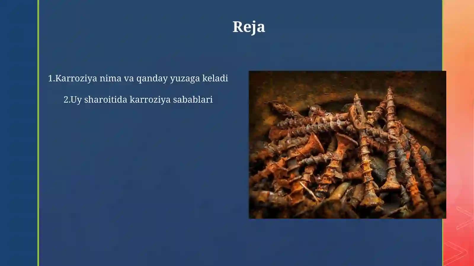 Uyda karroziyani kamaytirish yo'llari 4