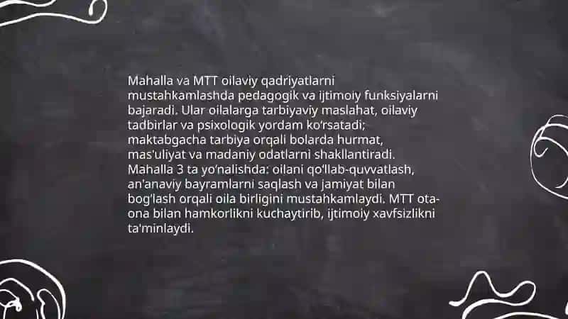 Oila, MTT va mahalla hamkorligi 4