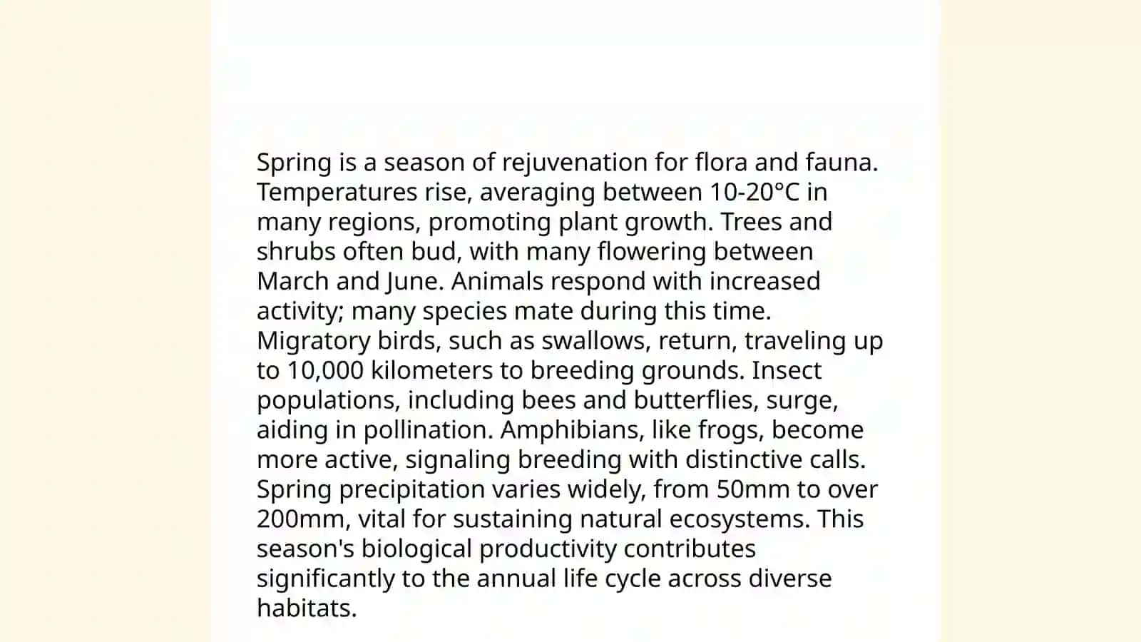 Four seasons of the year 4