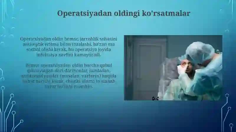 Xirurgik operatsiya turlari 4