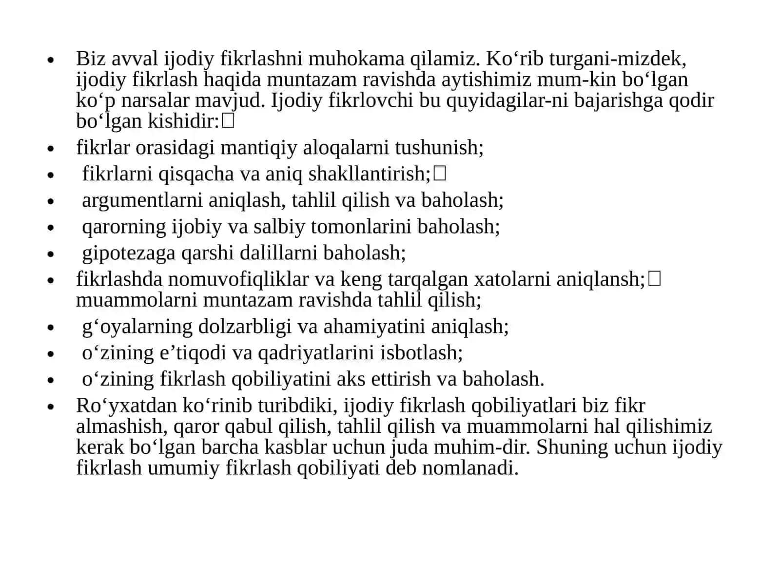 Kreativ fikrlash 4