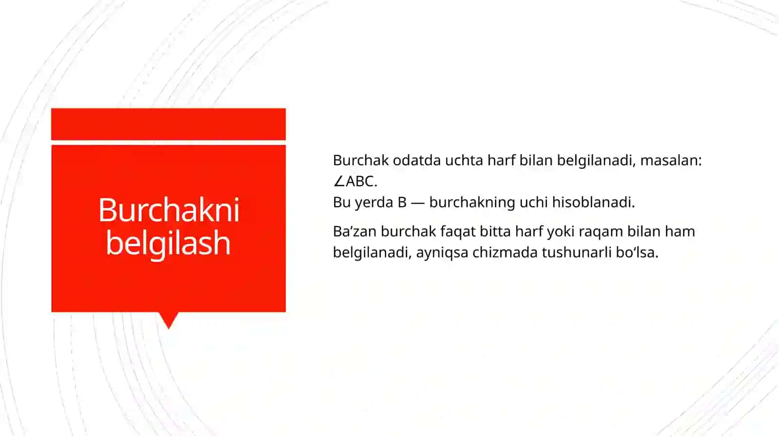 Burchaklar 4